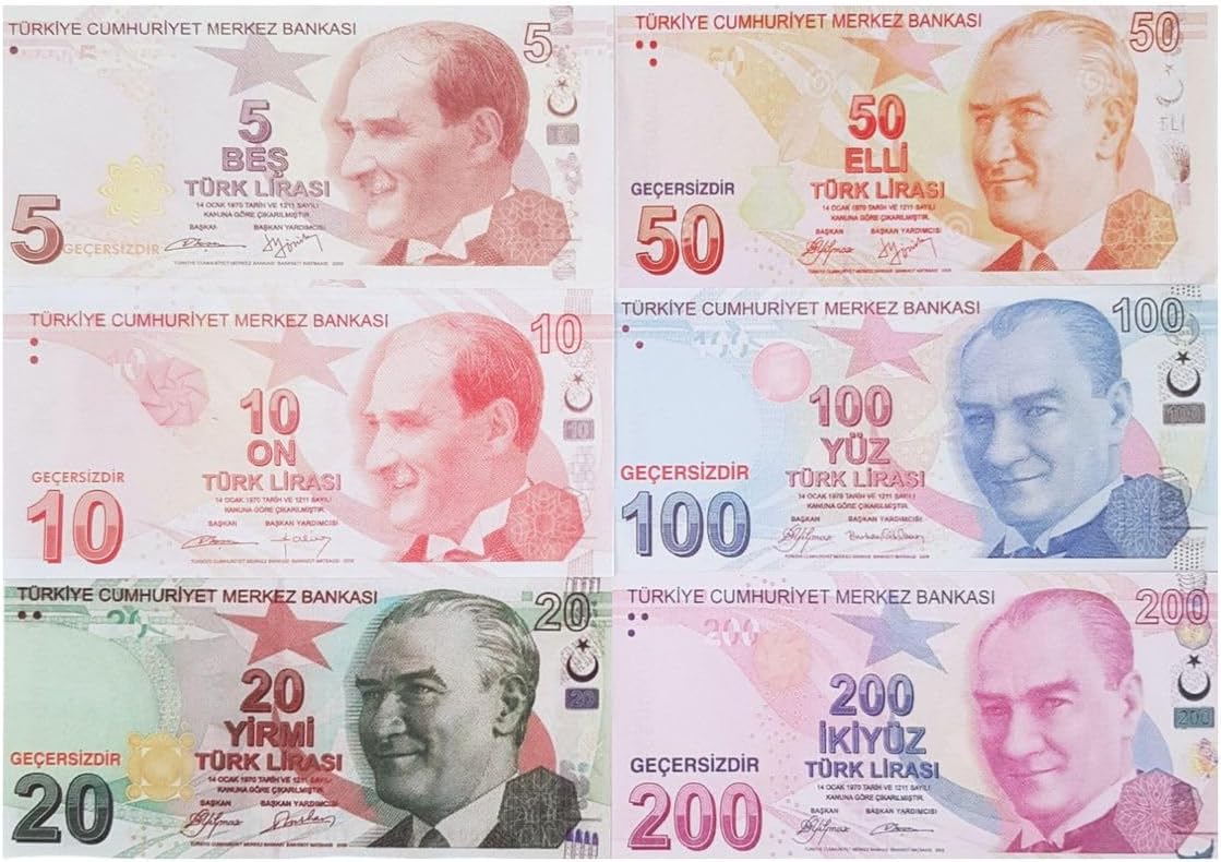 Alternative view of POP KONSOL 150 Adet Geçersiz Para Parti Şaka Düğün Parası Karışık Türk Lirası PP194101