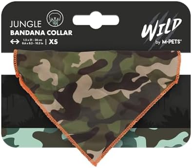 WILD JUNGLE BANDANA COLLAR (XS)