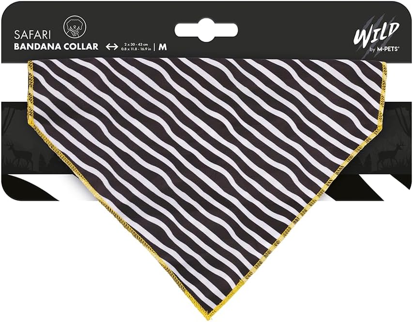 Alternative view of WILD SAFARI BANDANA COLLAR (M)
