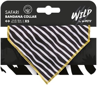 Alternative view of WILD SAFARI BANDANA COLLAR (XS)
