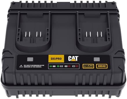 CAT DXC42 18Volt Li-ion ONE FOR ALL Profesyonel İkili Hızlı Akü Şarj Cihazı