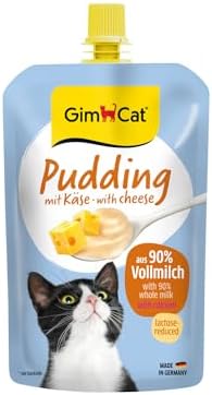 Alternative view of GimCat Peynirli puding - arada sırada kalsiyum içeren kremsi atıştırmalık - Almanya'da üretilmiştir (1 x 100 g)