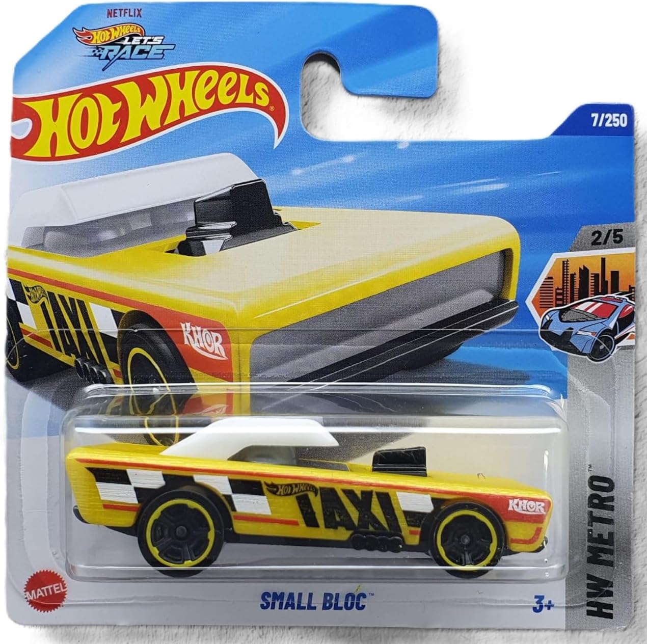 Alternative view of - SMALL BLOC - HYW65- Short Card - Mattel 2024 – 1:64