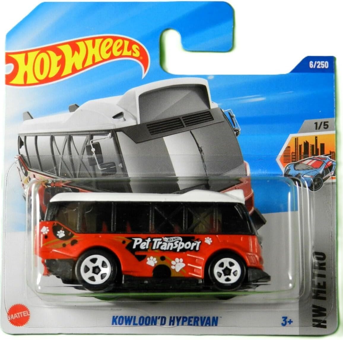 - KOWLOON'D HYPERVAN - HYW64- Short Card- Mattel 2024 – 1:64