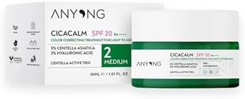 Alternative view of Anyong Cica Tiger Grass Ton Eşitleyici Ve Kızarıklık Karşıtı Krem Medium 20 Spf 30 ml Orta Cilt Tonları