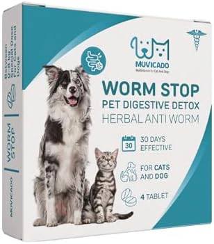 Alternative view of Muvicado Worm Stop Kedi Köpek İç Organizma Tableti