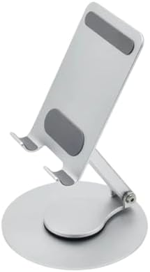 Alternative view of 360° Döner Telefon Tablet Standı – iPad,, ve Tüm Cihazlarla Uyumlu Ayarlanabilir Masaüstü Tutucu | Yüksek Stabilite, Çok Açılı Görüntüleme Gümüş