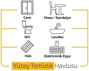 Yüzey Temizleme Havlusu Arap Sabunlu 100'lü 2 Adet