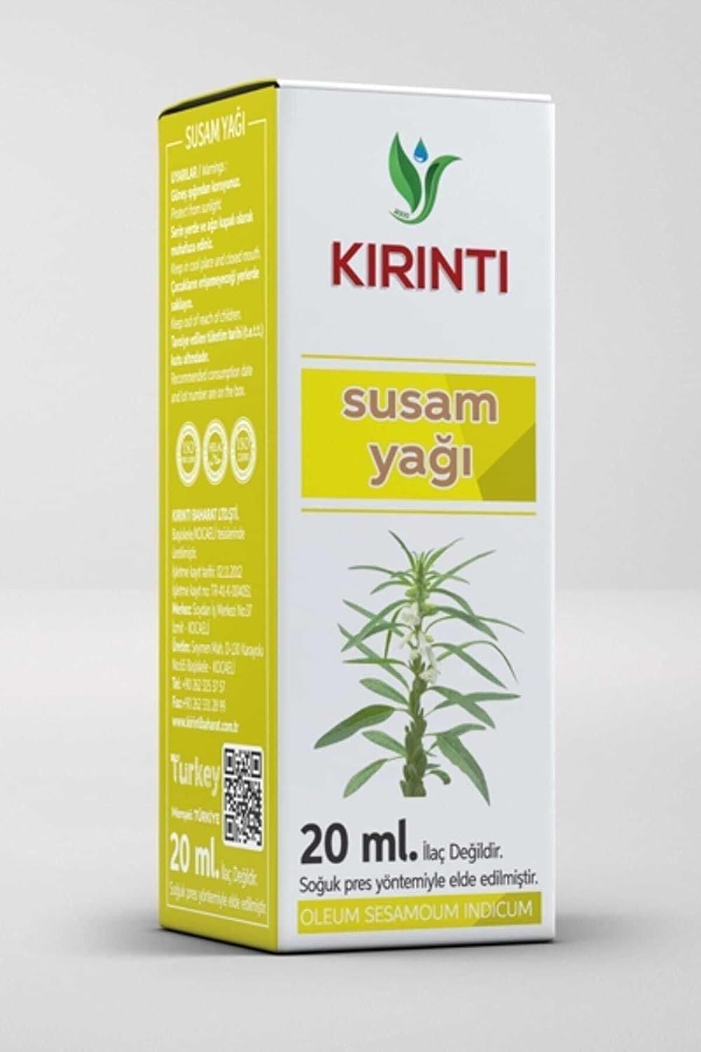 Alternative view of KIRINTI 2000 Susam Yağı 20 Ml
