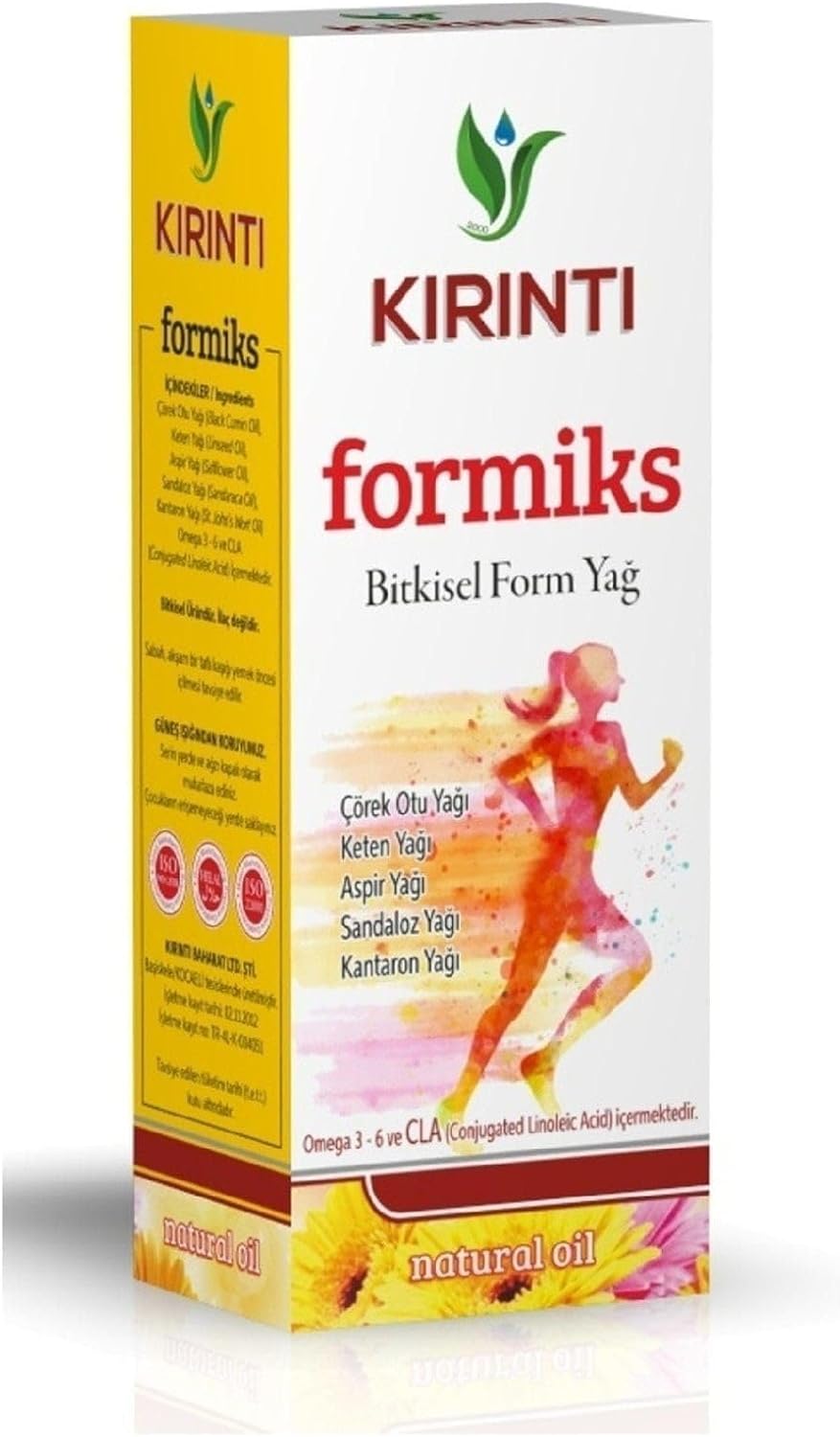 Alternative view of KIRINTI 2000 Formiks Bitkisel Form Yağ 100 ml