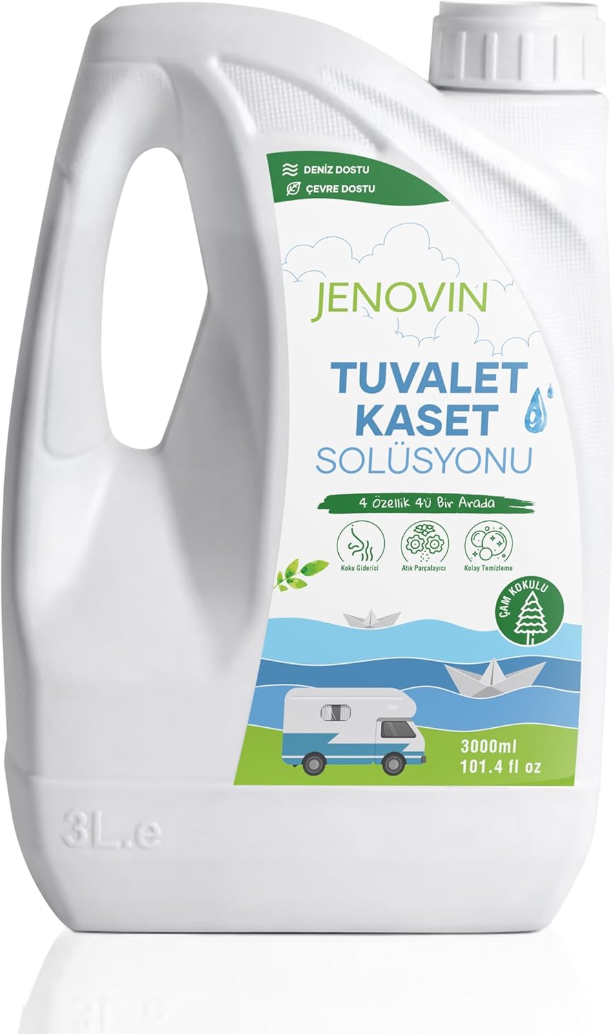 Alternative view of Karavan Tekne Yat Tuvalet Wc Kaset Atık Kimyasalı Çam Kokulu 3 L