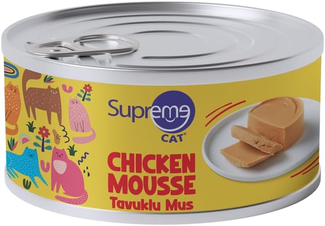 Alternative view of Supreme Cat Tavuklu Konserve Kedi Maması, Yumuşak Dokusuyla Diş ve Çene Dostu, 85 gr 24'lü Yaşlı Kediler için İdeal