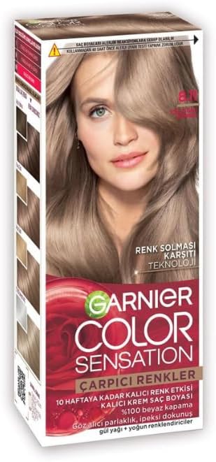 Çarpıcı Renkler 8.11 Küllü İnci Kumral Saç Boyası