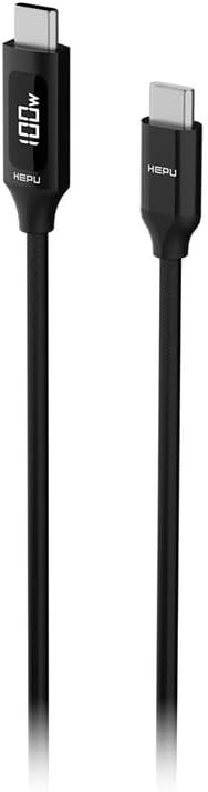 100W 5A Pd Şarj Kablosu 200 cm Led Güç Göstergeli Hızlı Şarj ve Data Kablosu 480MPS Type-C to Type-C PD 3.0 PPS