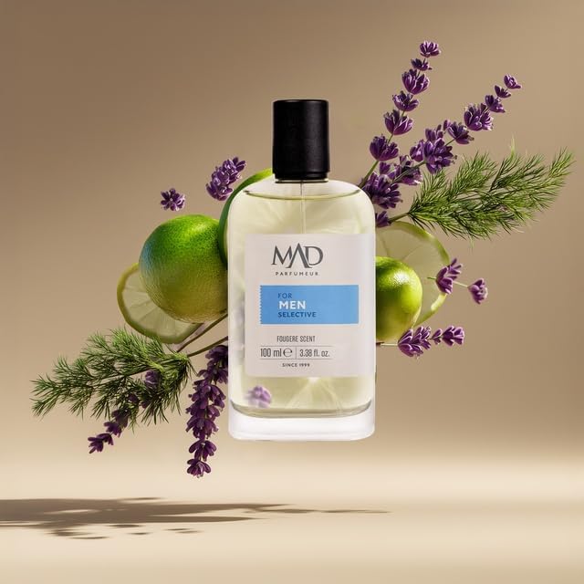 Mad W191 Selective Eau de Parfum (EDP) 100 ml Erkek Parfüm – Biber, Lavanta ve Vetiver ile Baharatlı, Odunsu ve Modern Fougere