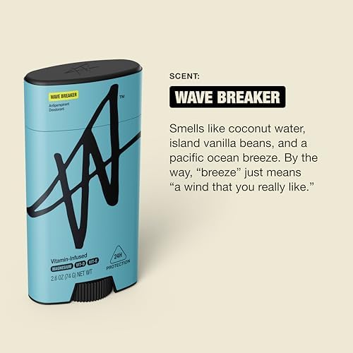 Alternative view of W Labs Wave Breaker Antiperspirant Stick Deodorant 74GR, 810155630034