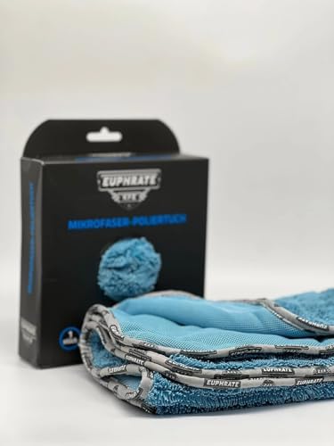 Euphrate Mikrofiber Oto Kurulama ve Temizlik Tank Bezi 75x55 cm. Renk: Mavi 750 GSM