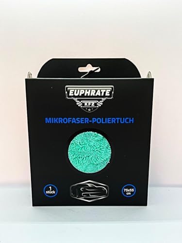 Euphrate Mikrofiber Oto Kurulama ve Temizlik Tank Bezi 75x55 cm. Renk: Yeşil 750 GSM