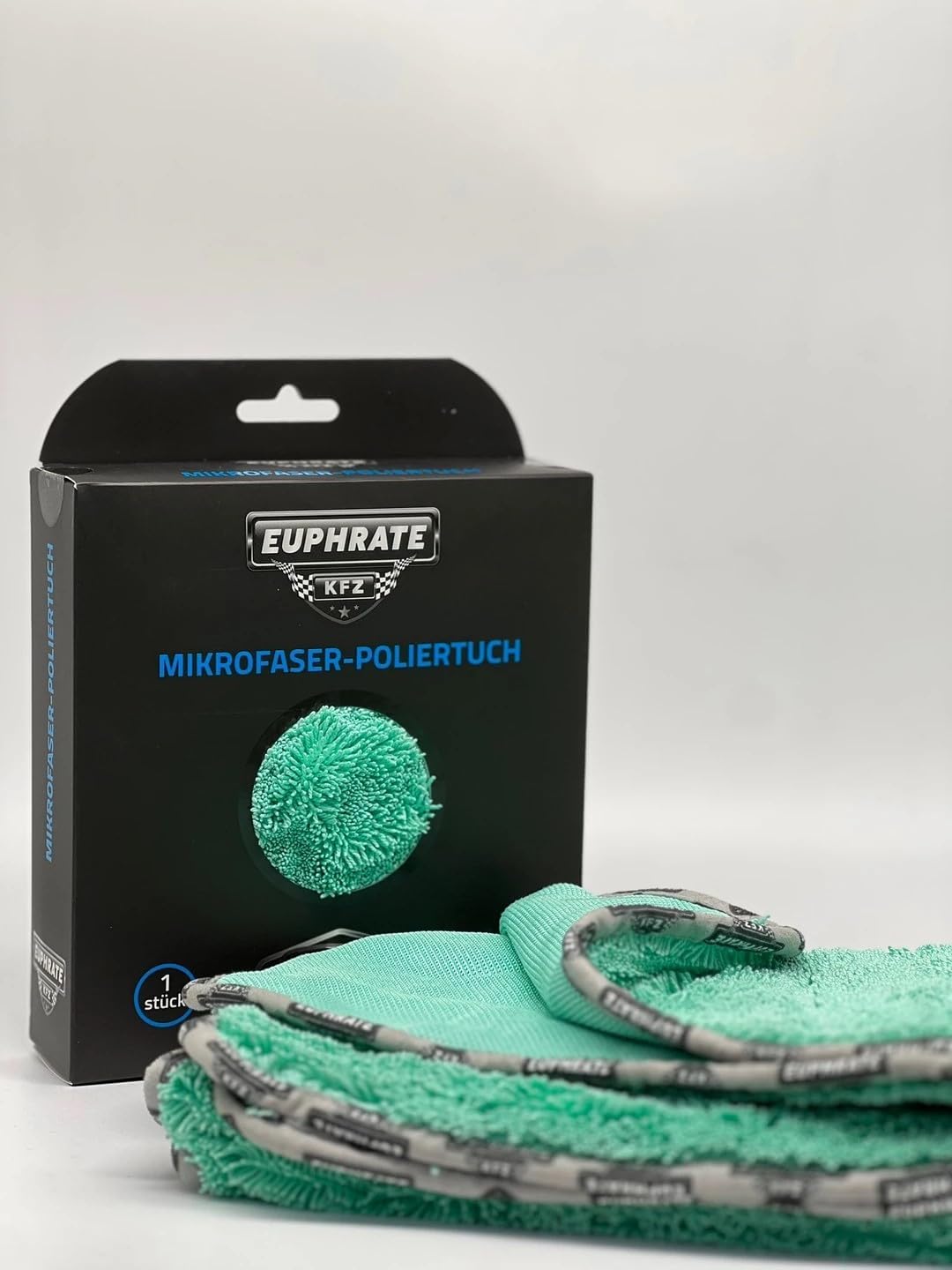 Alternative view of Euphrate Mikrofiber Oto Kurulama ve Temizlik Tank Bezi 75x55 cm. Renk: Yeşil 750 GSM