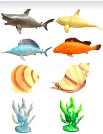 Alternative view of 8 Parça Deniz Okyanus Hayvanları Seti 2021D