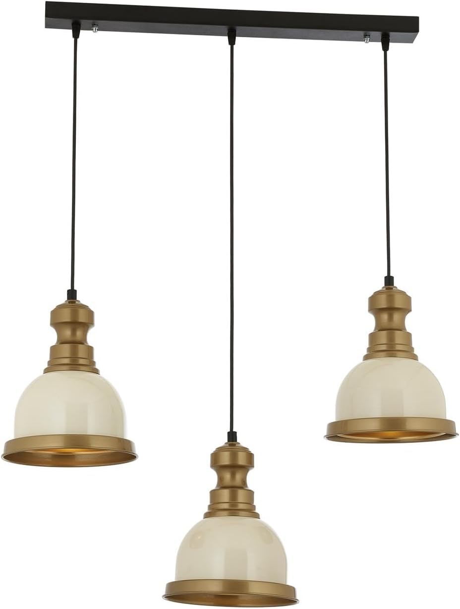 Beyaz Boyalı Modern Avize E27 Metal 60x60cm
