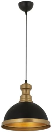 Siyah Kaplama Modern Avize E27 Metal 29cm
