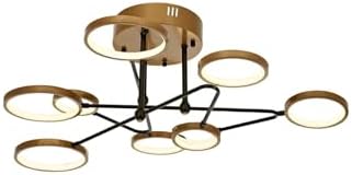 AR-60359-5BSY Siyah Boyalı Modern Avize LED Metal Pleksi 35cm