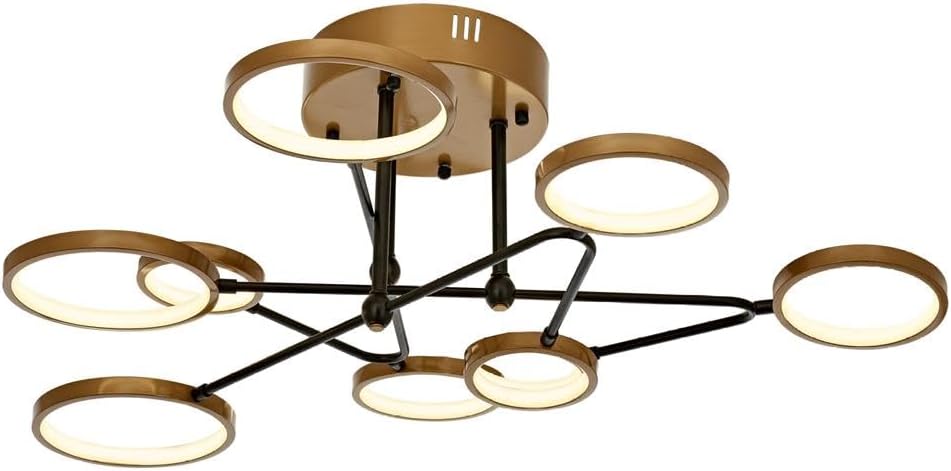Alternative view of AR-60359-5BSY Siyah Boyalı Modern Avize LED Metal Pleksi 35cm