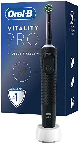 Alternative view of Oral-B Şarjlı/Elektrikli Diş Fırçası Vitality Pro Siyah Koruma ve Temizlik + Oral-B Action X-Filament Siyah Şarjlı Diş Fırçası Yedek Başlığı 4 Adet