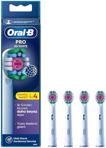 Alternative view of Oral-B Şarjlı/Elektrikli Diş Fırçası Vitality Pro Siyah Koruma ve Temizlik + Oral-B 3D X-Filament Şarjlı Diş Fırçası Yedek Başlığı 4 Adet
