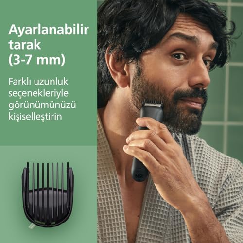 Alternative view of 7'si 1 Arada Erkek Bakım Seti, Ayarlanabilir Sakal Tarağı, 60 Dakika Çalışma Süresi, Kendini Bileyen Bıçaklar, Şarj Göstergeli, MG3930/15