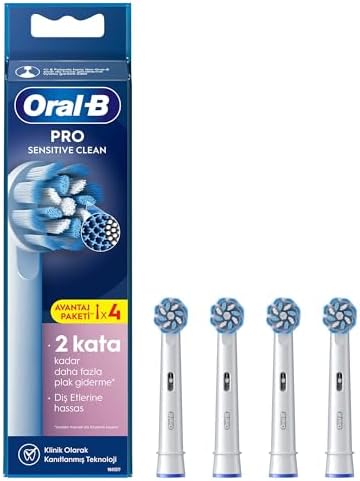 Alternative view of Oral-B Şarjlı/Elektrikli Diş Fırçası Vitality Pro Lila Koruma ve Temizlik + Oral-B Sensitive X-Filament Şarjlı Diş Fırçası Yedek Başlığı 4 Adet