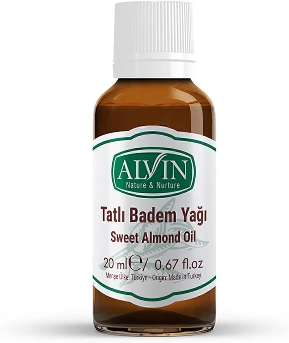Alvin Yağı Almond Oil, Doğal, 20 ml