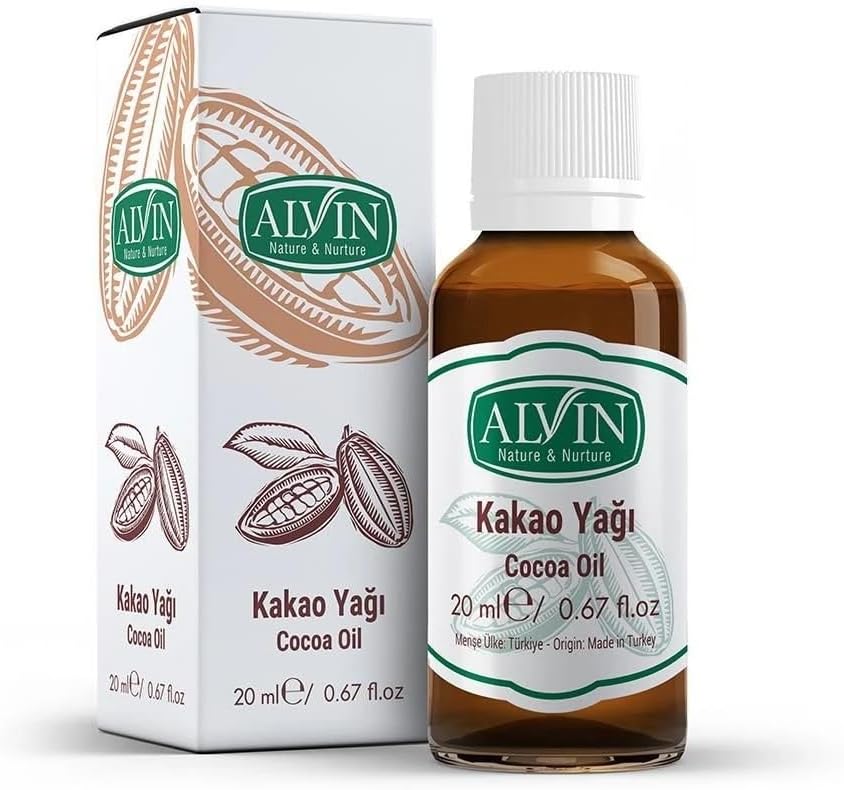 Alternative view of Alvin Kakao Yağı, Soğuk Sıkım,Yüzde Yüz Saf ve Doğal, 20 ml