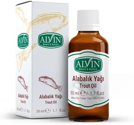 Alvin Alabalık Yağı, Doğal, 50 ml