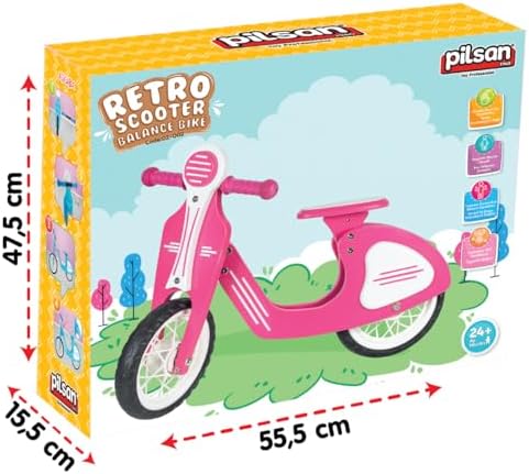 Alternative view of Retro Scooter Bisiklet (Mavi)
