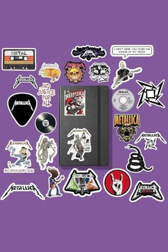 Alternative view of Metallica Rock Paketi/Bullet Journal Defter Çıkartma Ajanda Laptop Etiket