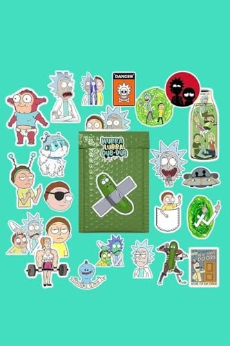 Alternative view of And Morty Paketi/Bullet Journal Defter Çıkartma Ajanda Laptop Etiket, 6874966878946874