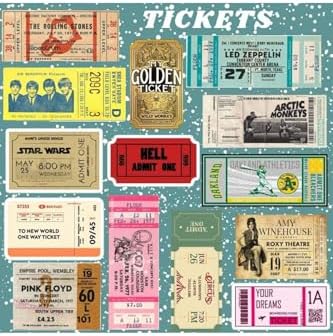 Alternative view of Tickets Seti | Laptop Notebook Telefon Etiket Journal