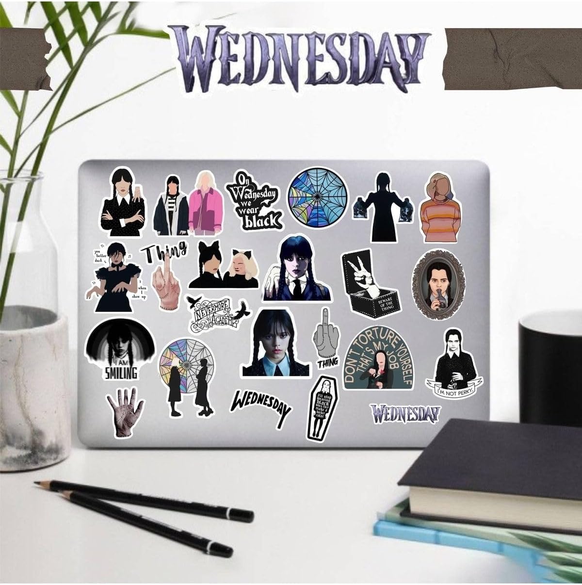 Alternative view of Wednesday Laptop Notebook Telefon Kılıfı Paketi