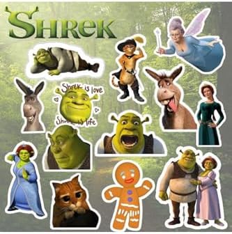 Alternative view of Shrek Seti | Laptop Notebook Telefon Etiket