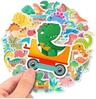 25 Adet Sevimli Dinozor Etiket Seti