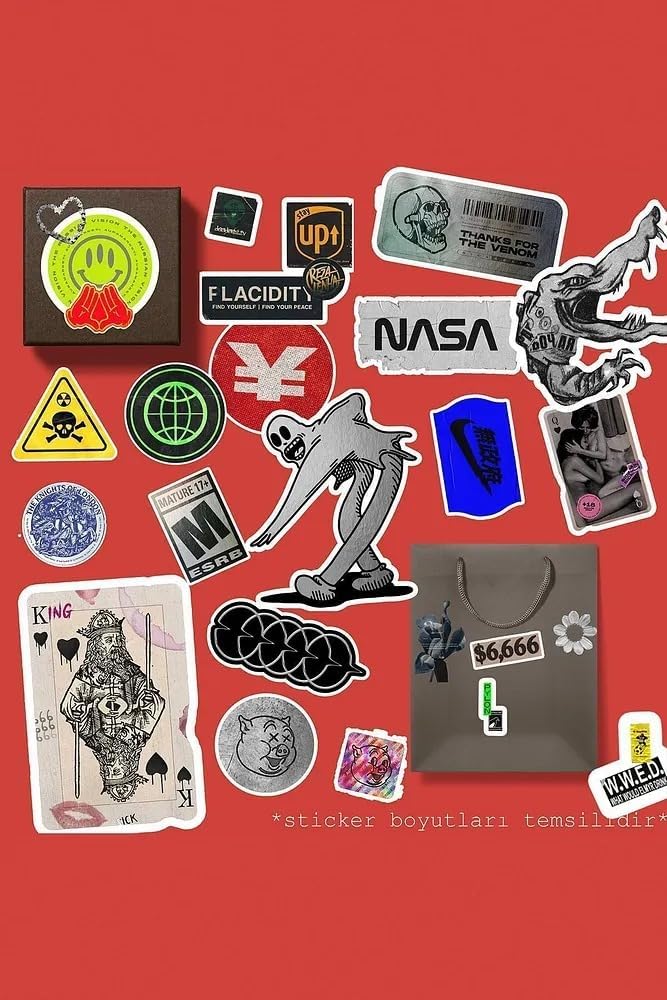 Aesthetic Paketi/bullet journal defter çıkartma ajanda laptop etiket