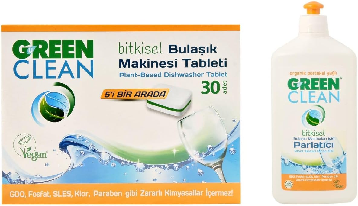 Alternative view of U Green Clean Green Clean Bulaşık Makinesi Tableti ve Parlatıcı Seti