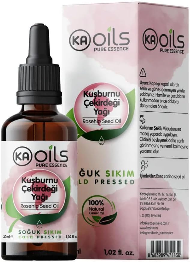 Alternative view of Kuşburnu Çekirdeği Yağı 30 ml | Rosehip Seed Oil | C Vitamini ile Cilt Yenileyici & Yaşlanma Karşıtı Bakım İçin | Soğuk Sıkım & Taşıyıcı 100% Pure | Doğal Bitkisel Yağ