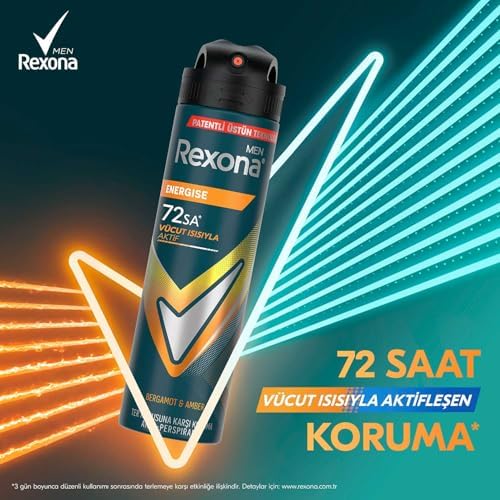 Alternative view of Rexona Men Erkek Energise Aeresol Deodorant 150 ml
