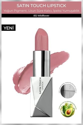 Alternative view of Alix Avien Uzun Süre Kalıcı Nemlendirici Pürüzsüz Etkili Yarı Mat Ruj Satin Lipstick 812 Wildflower
