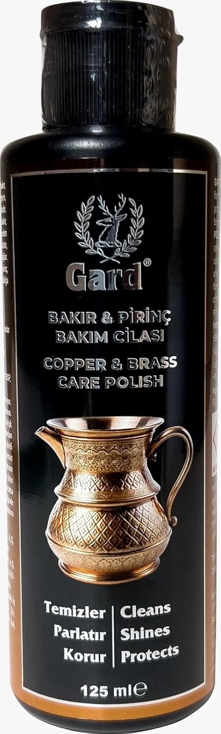 Gard Bakır & Pirinç Bakım Cilası 125 ml