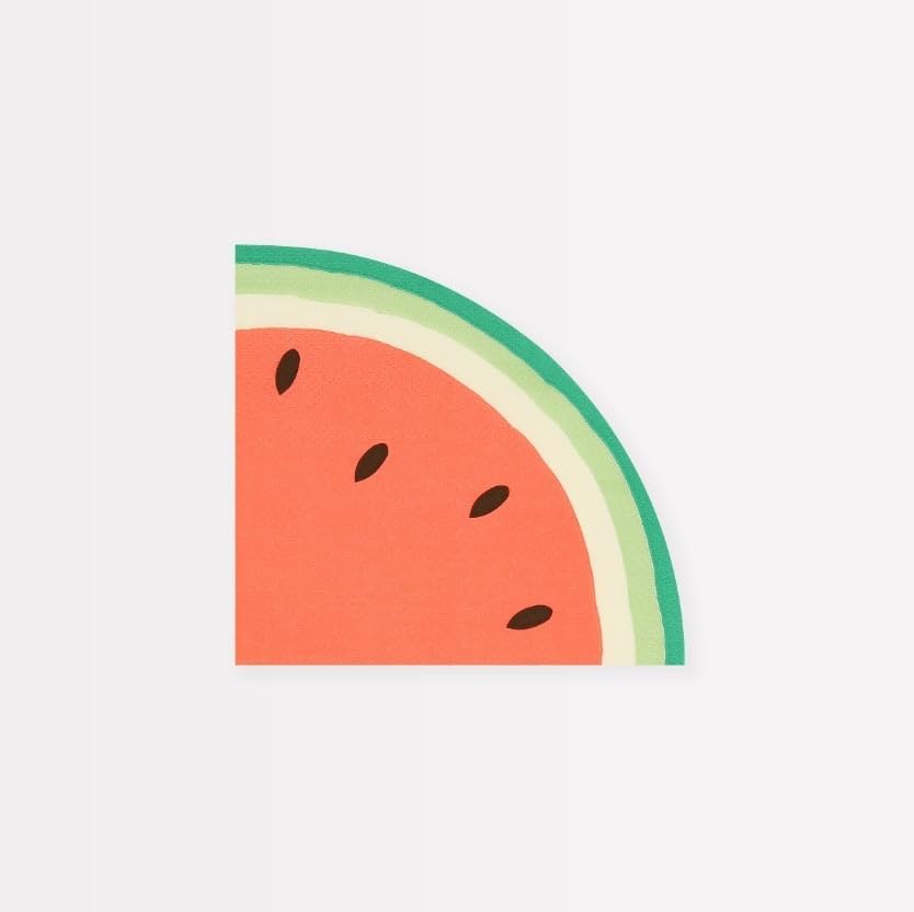 - Watermelon Slice Napkins - Dilim Karpuz Peçeteler (x16)