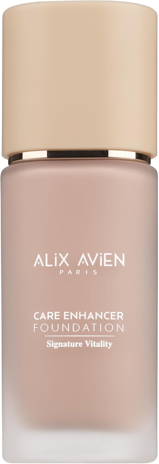 Alix Avien Kırışıklık Karşıtı Nemlendirici SPF30 Parlak Bitişli Fondöten Care Enhancer 820 Burnt Almond